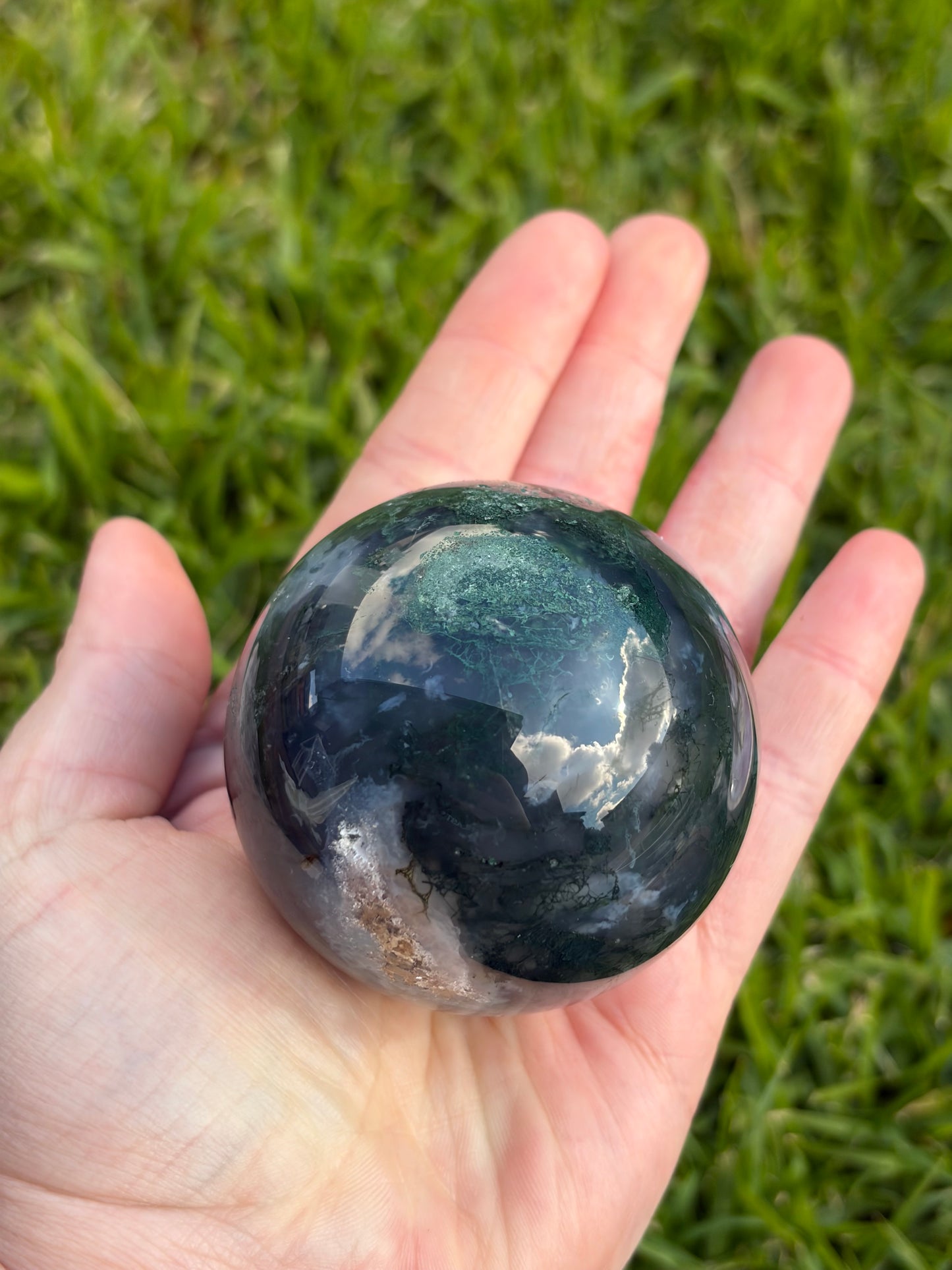Moss Agate Sphere