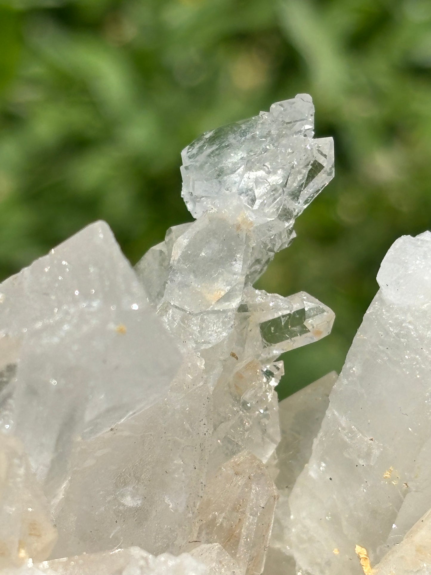 Specularite Quartz Cluster
