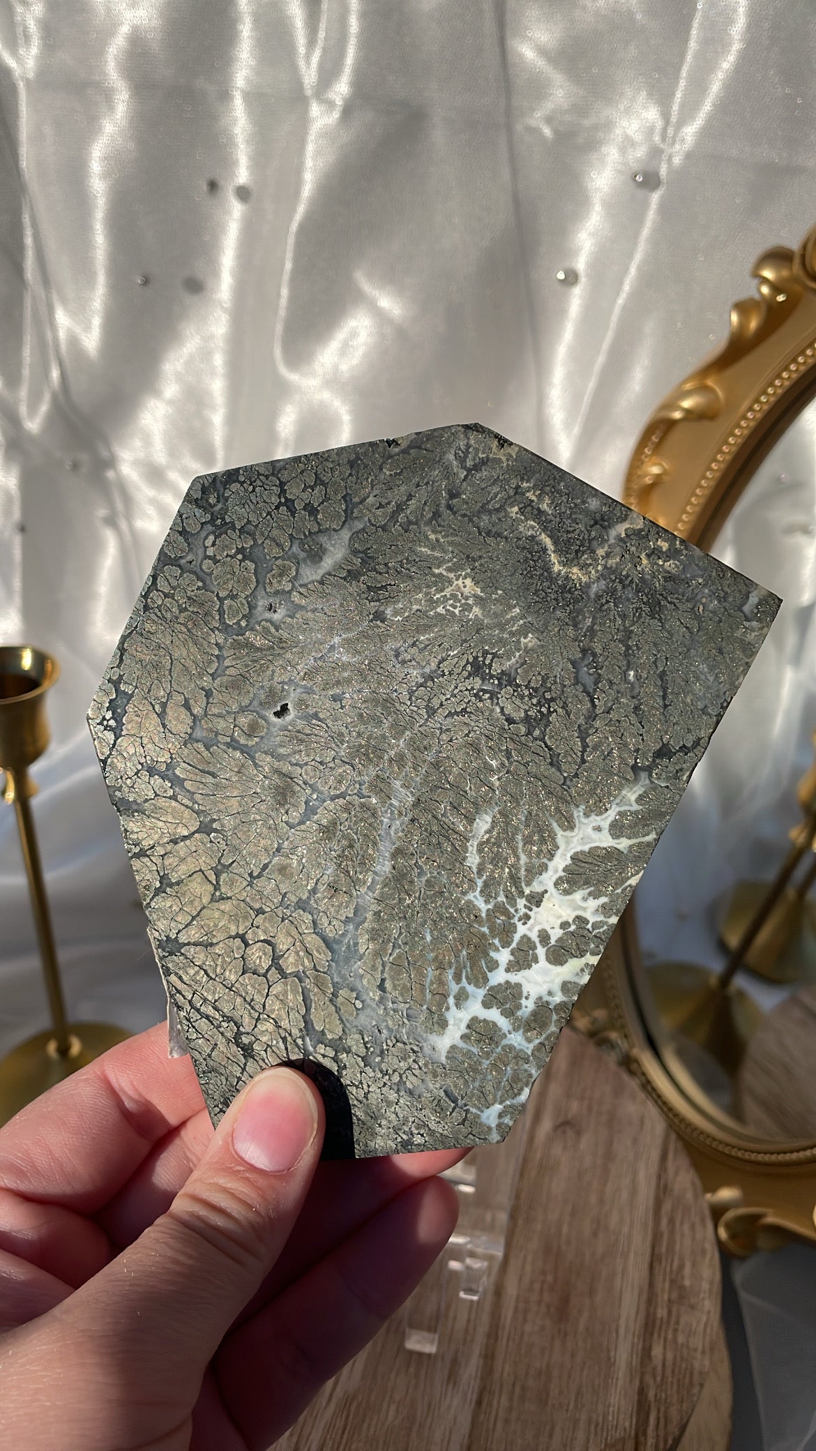 Pyrite Quartz Slab