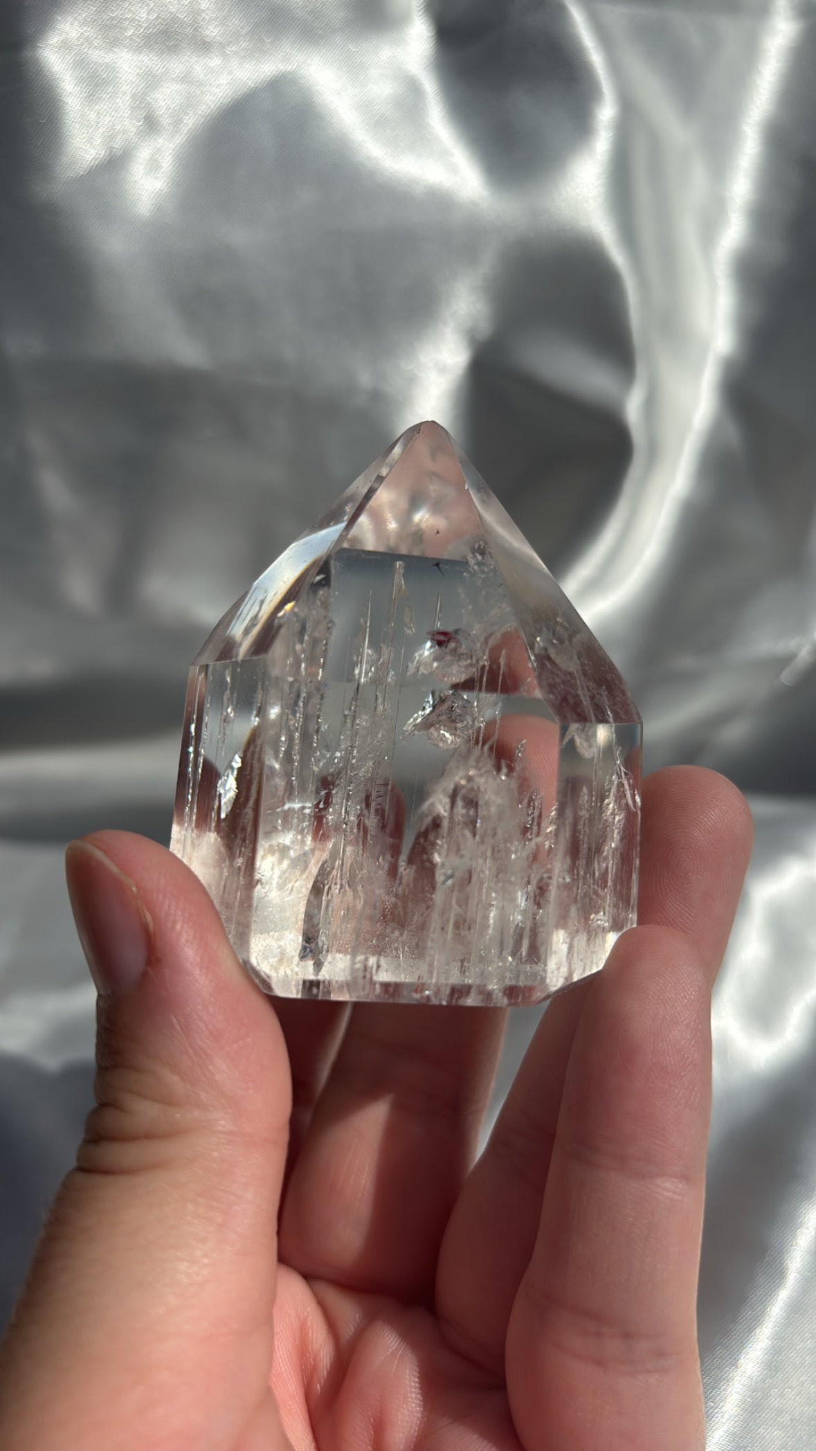 Clear Quartz Tower