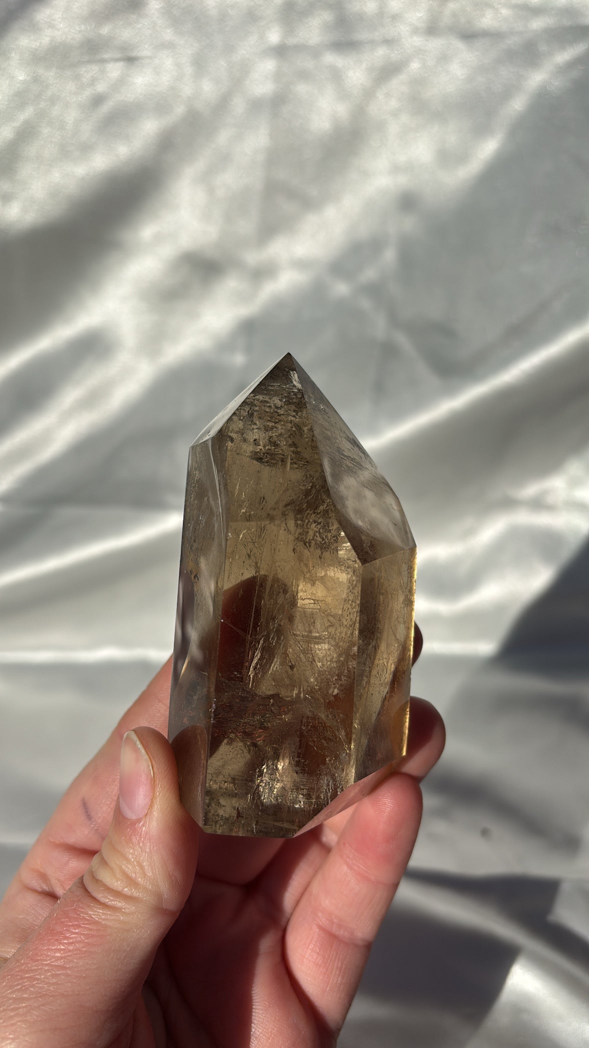 Smokey Citrine Tower