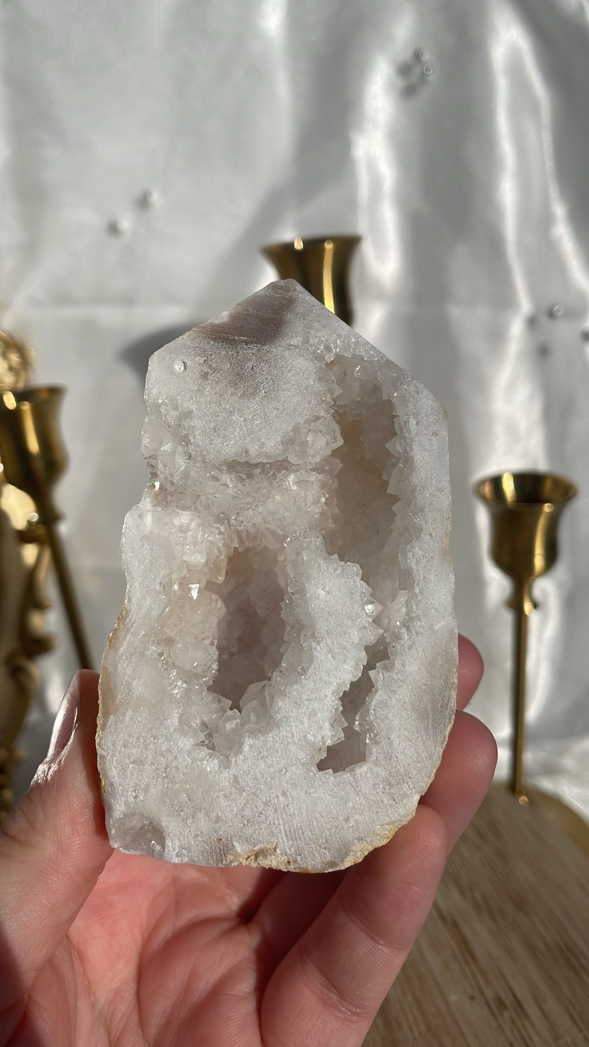 Druzy Quartz Tower