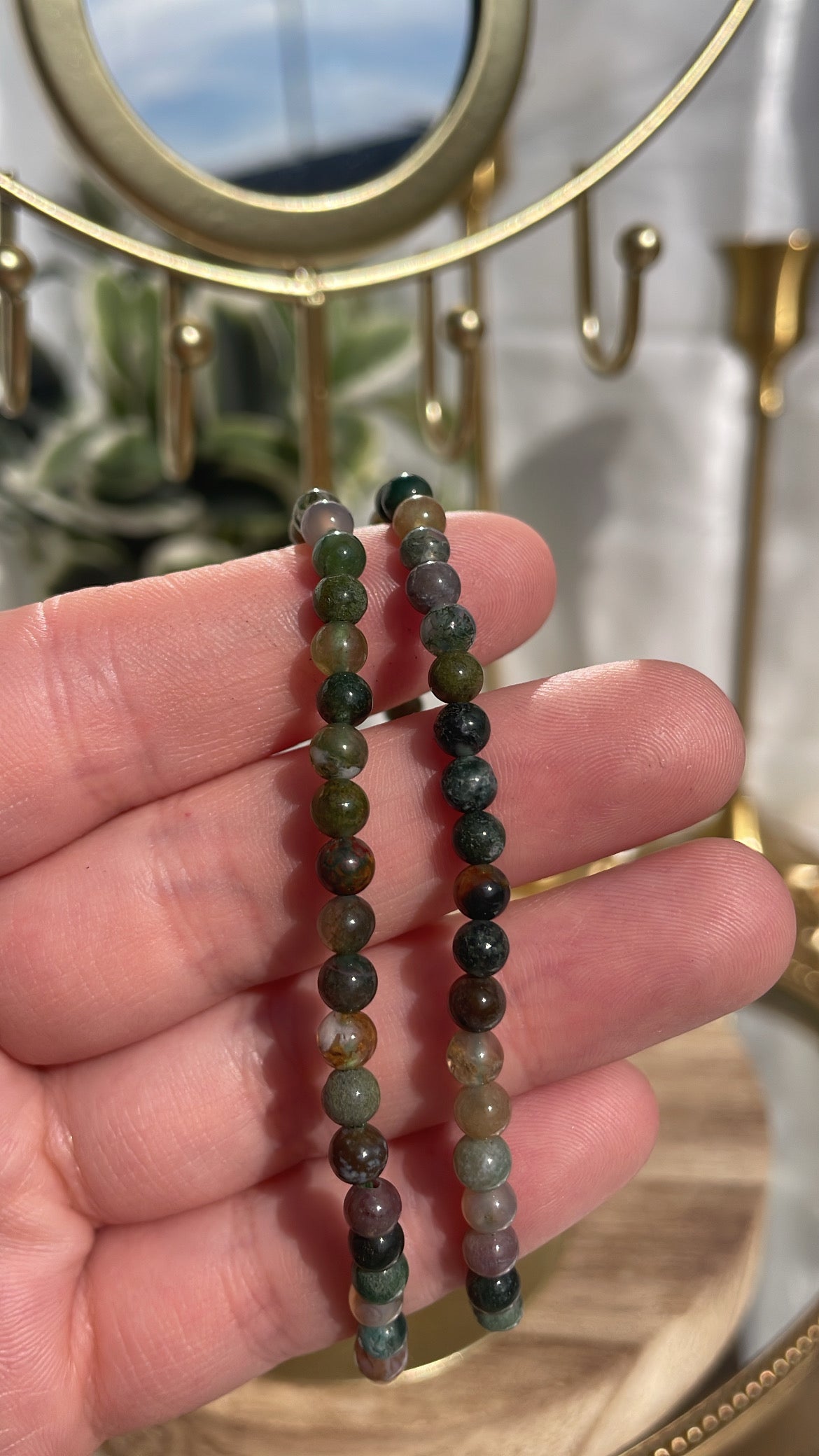 Ocean Jasper 4mm Bead Bracelets