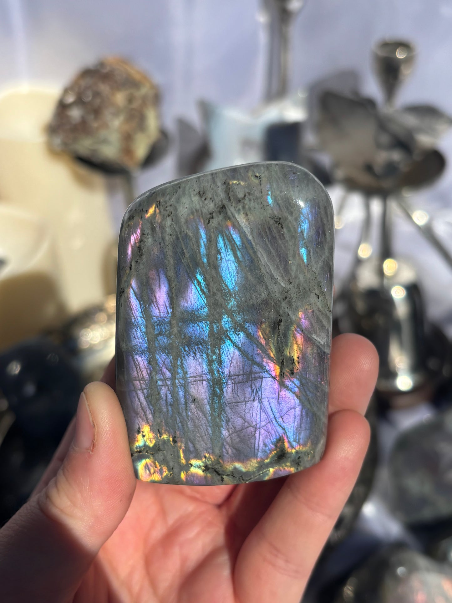 Purple Flash Labradorite Freeform