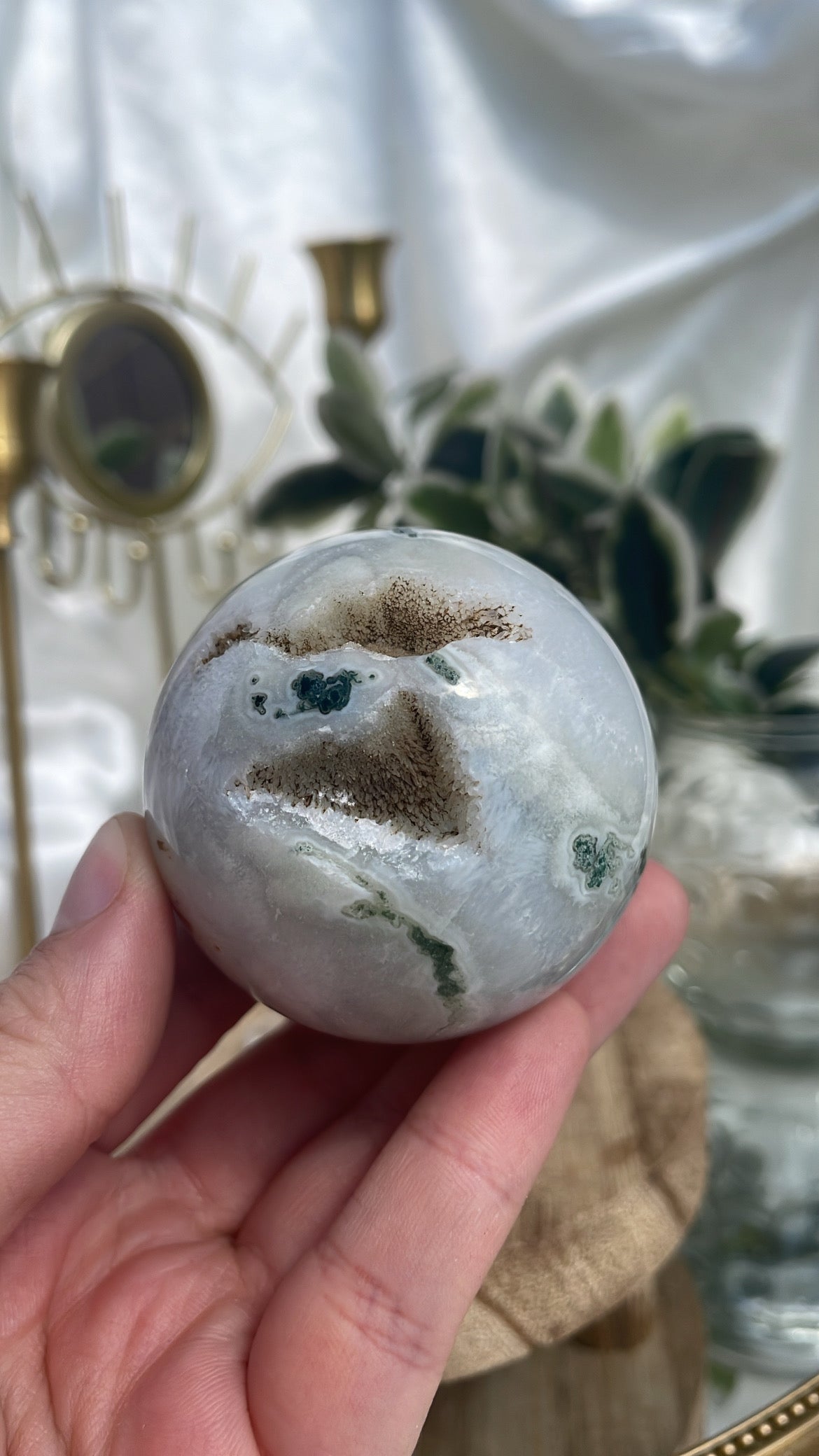 Moss Agate Sphere