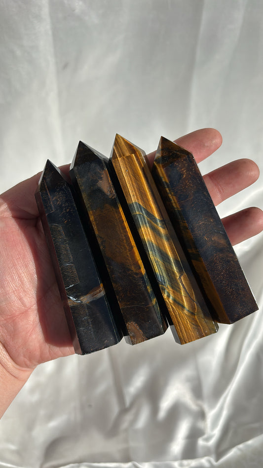 Blue Tiger Eye Points