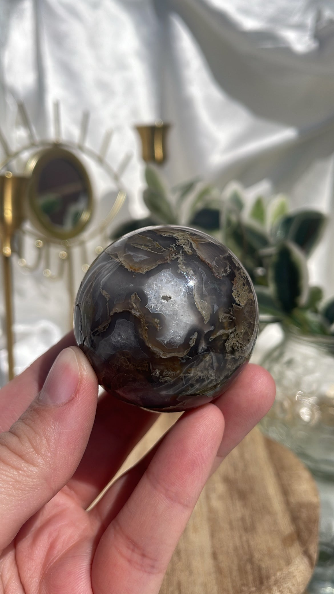 Moss Agate Sphere