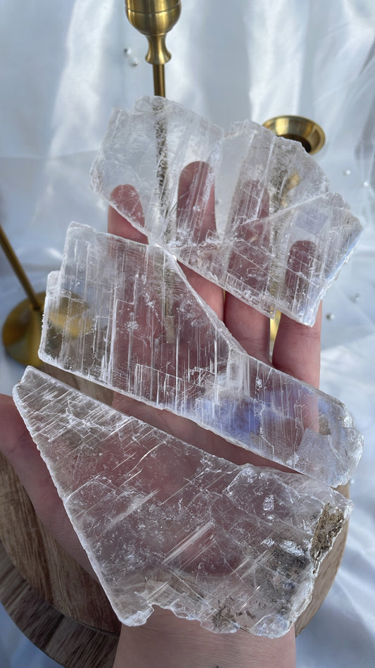 True Selenite Slices