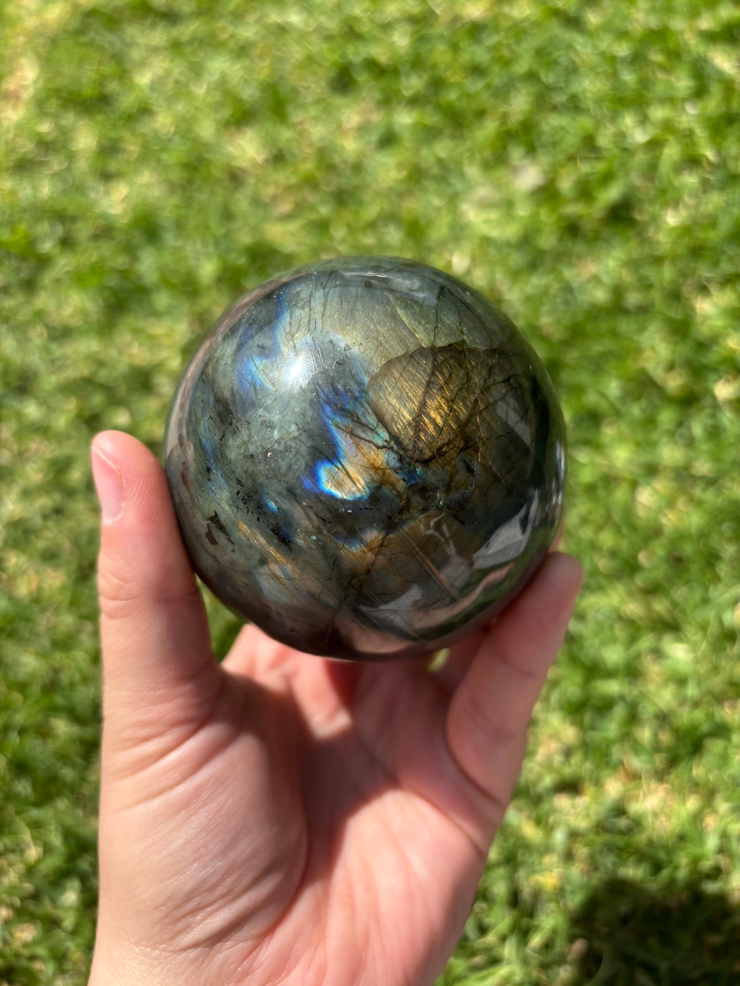 Labradorite Sphere 658g