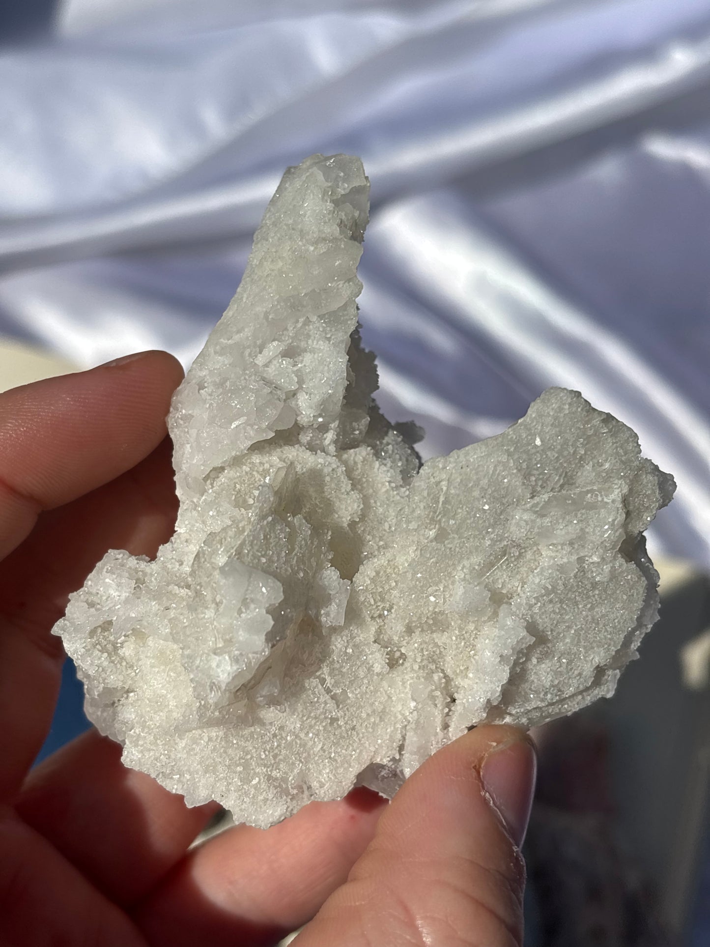 Calcite And Quartz Cluster
