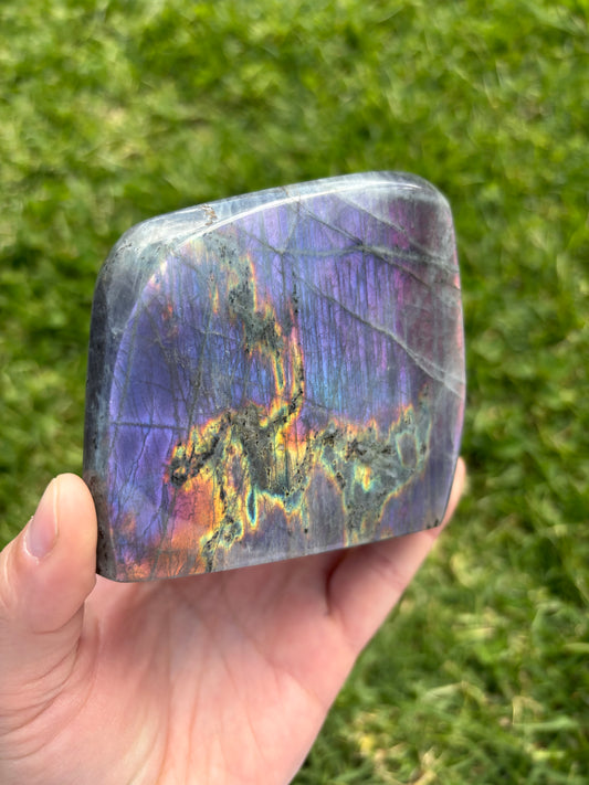 Purple Flash Labradorite Freeform