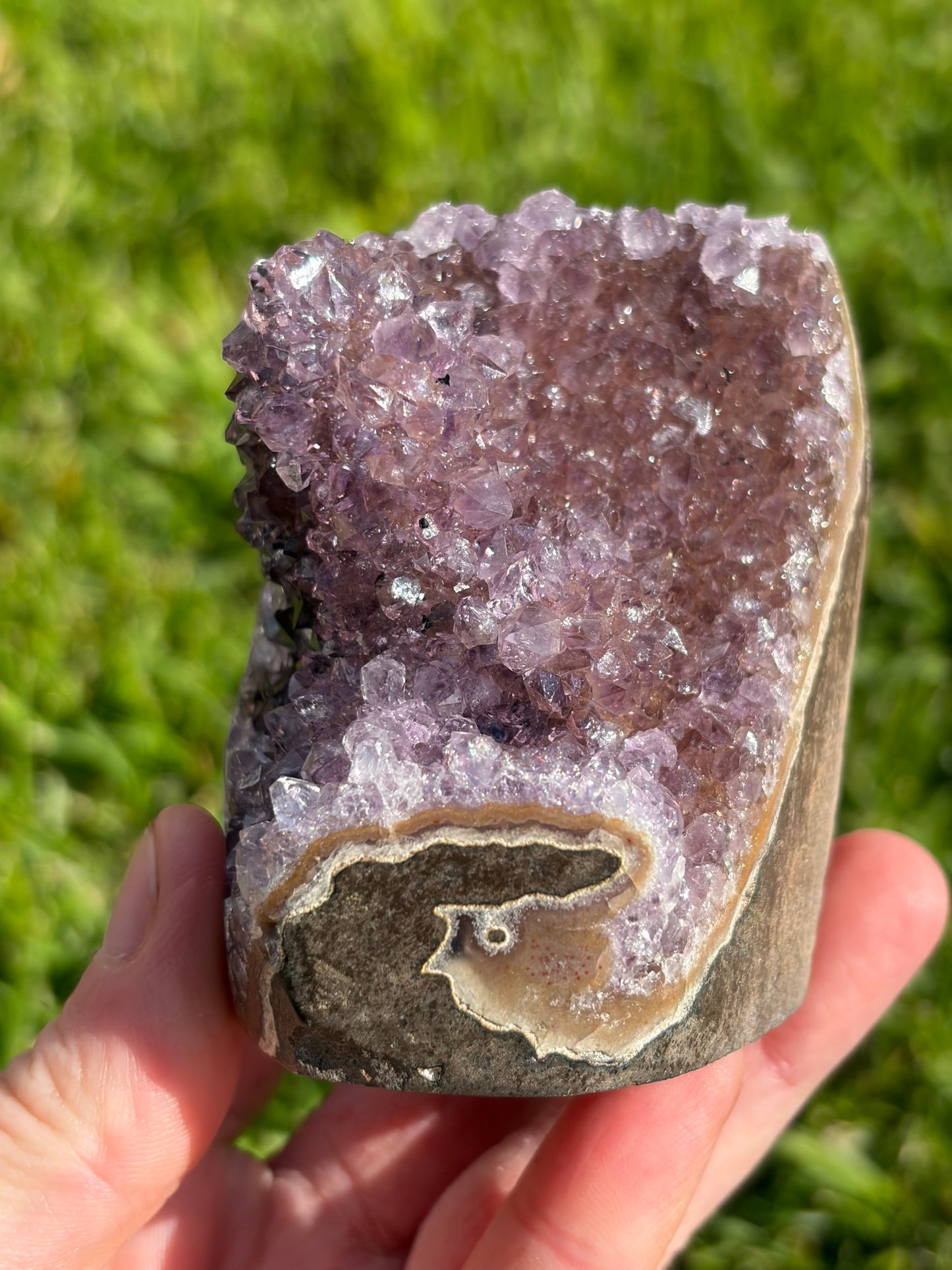 Druzy Rainbow Amethyst Cutbase