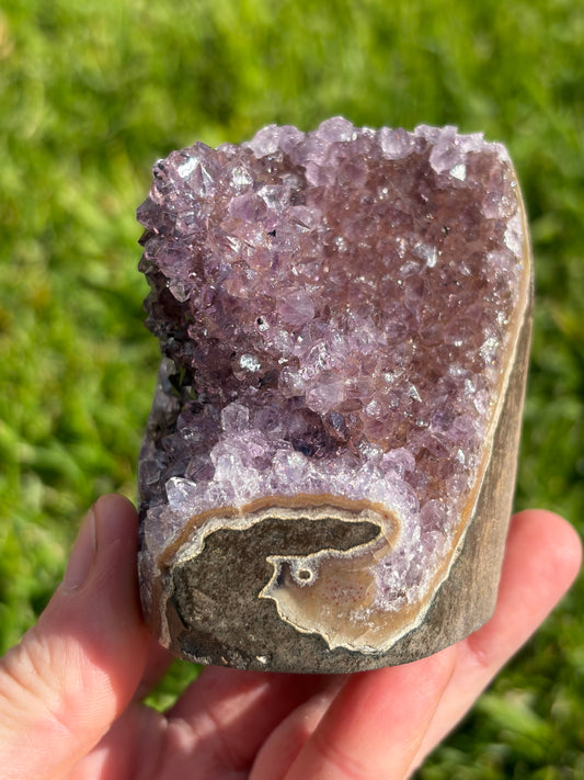 Druzy Rainbow Amethyst Cutbase