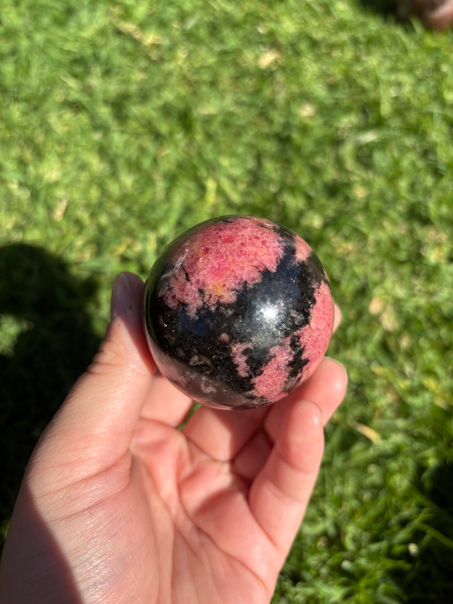 Rhodonite Sphere