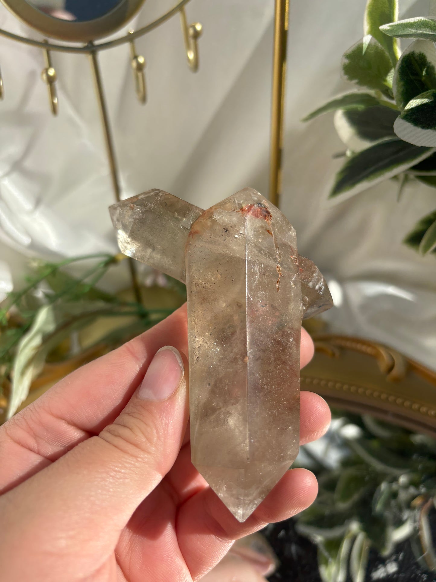 Double Terminated Included Quartz Piece