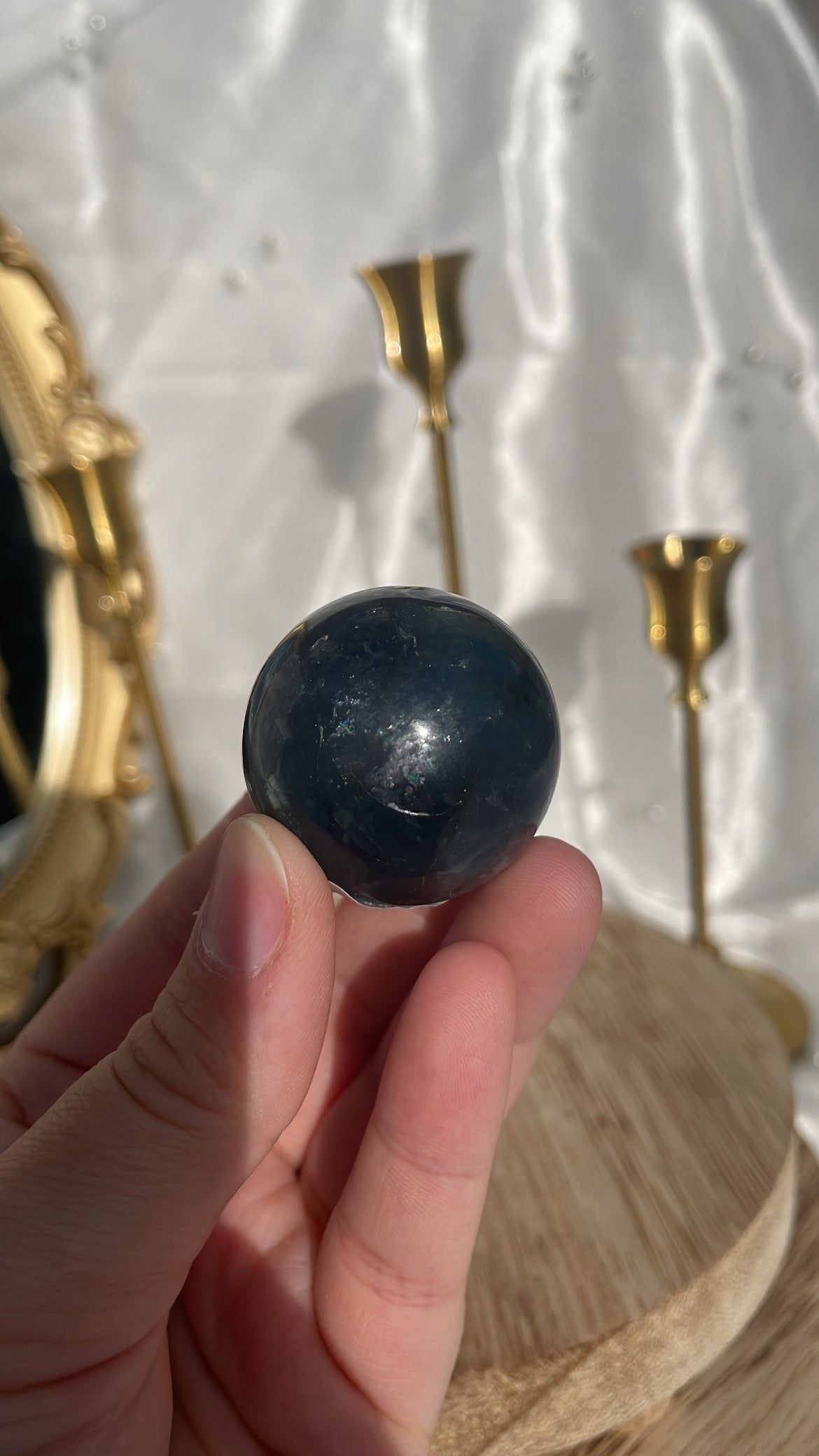 Blue Fluorite Sphere