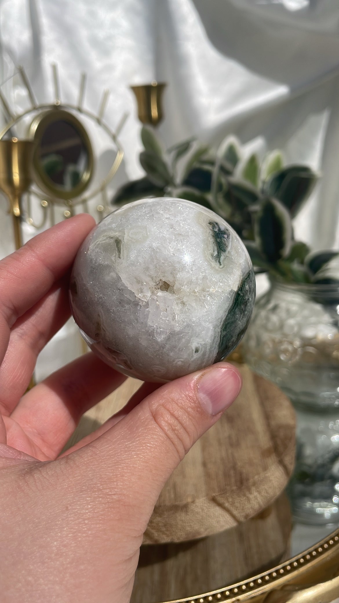 Moss Agate Sphere