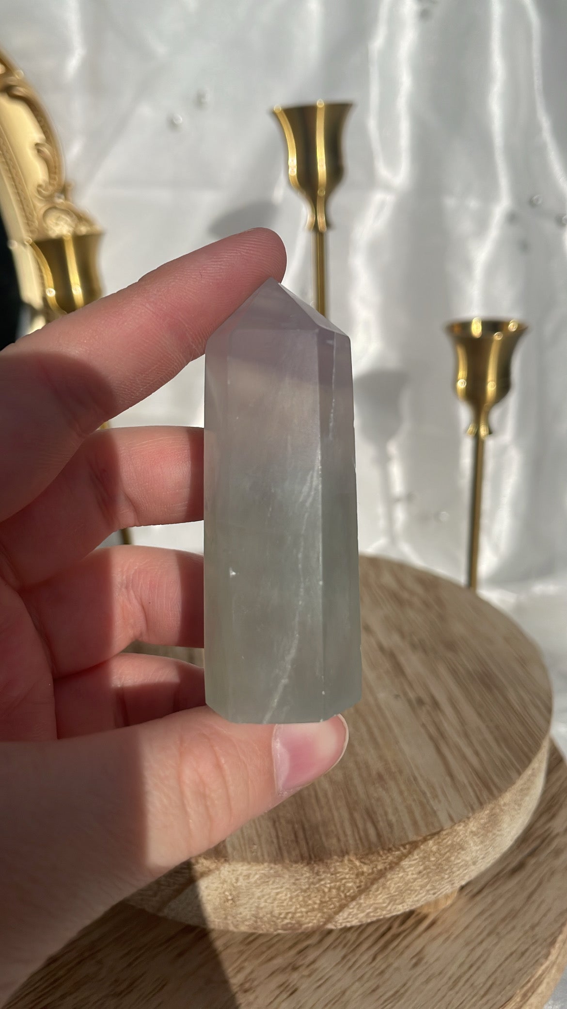 Lavender Fluorite Point