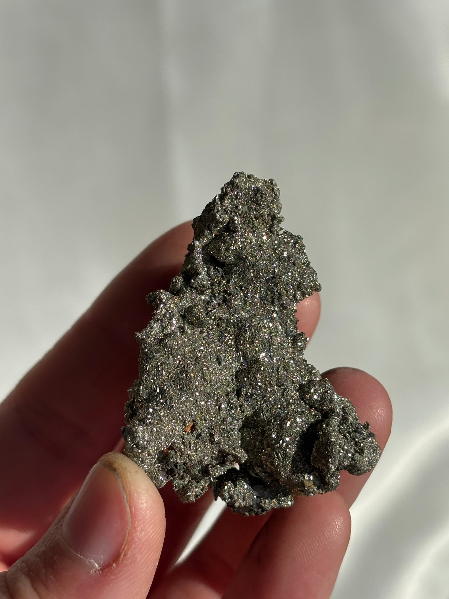 Pyrite On Quartz Specimen
