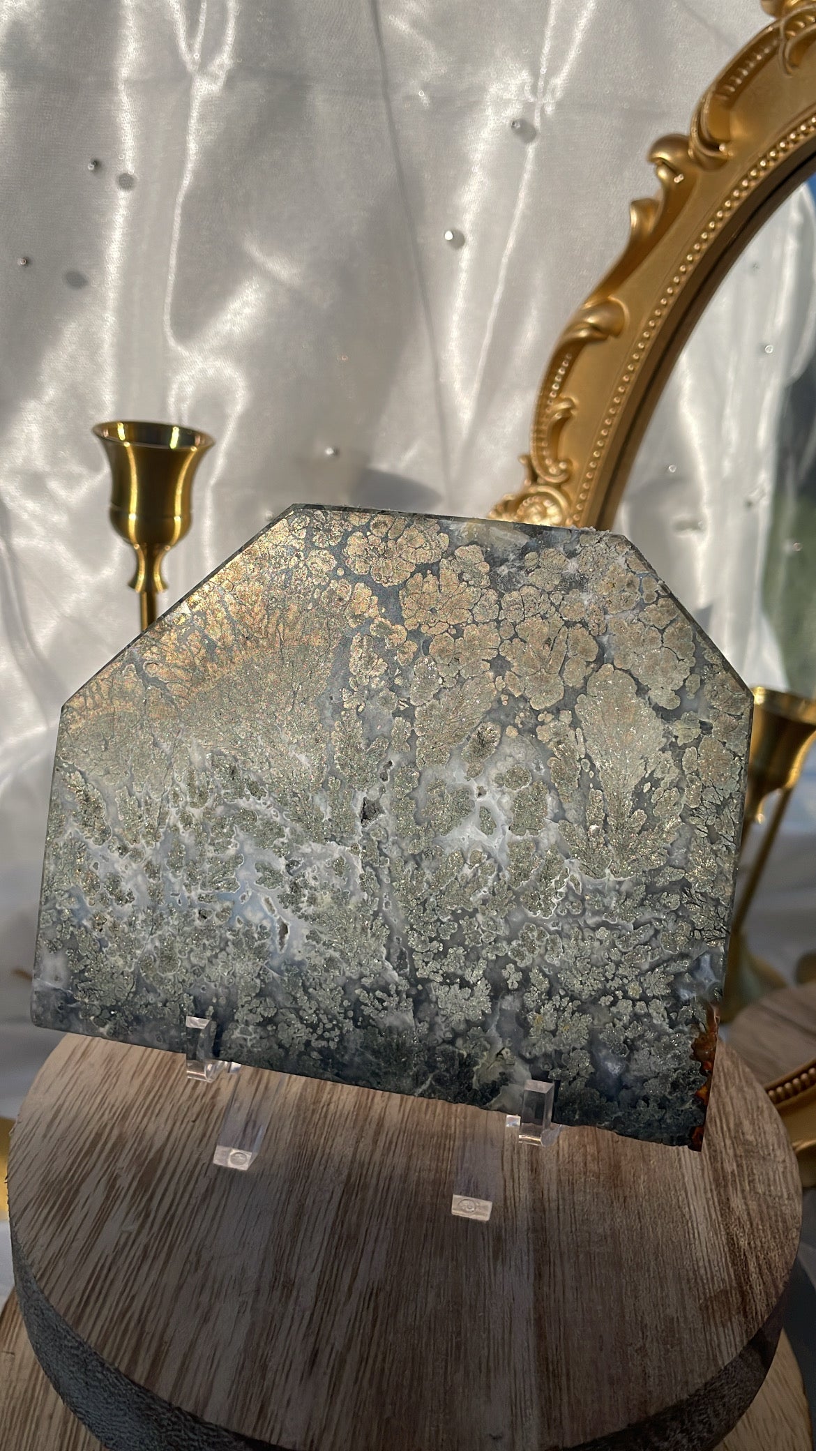 Pyrite Quartz Slab