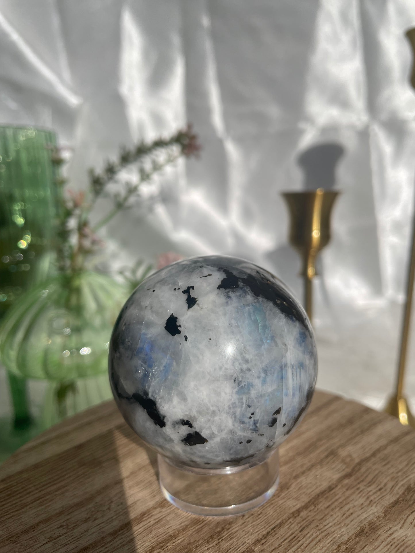 Rainbow Moonstone Sphere