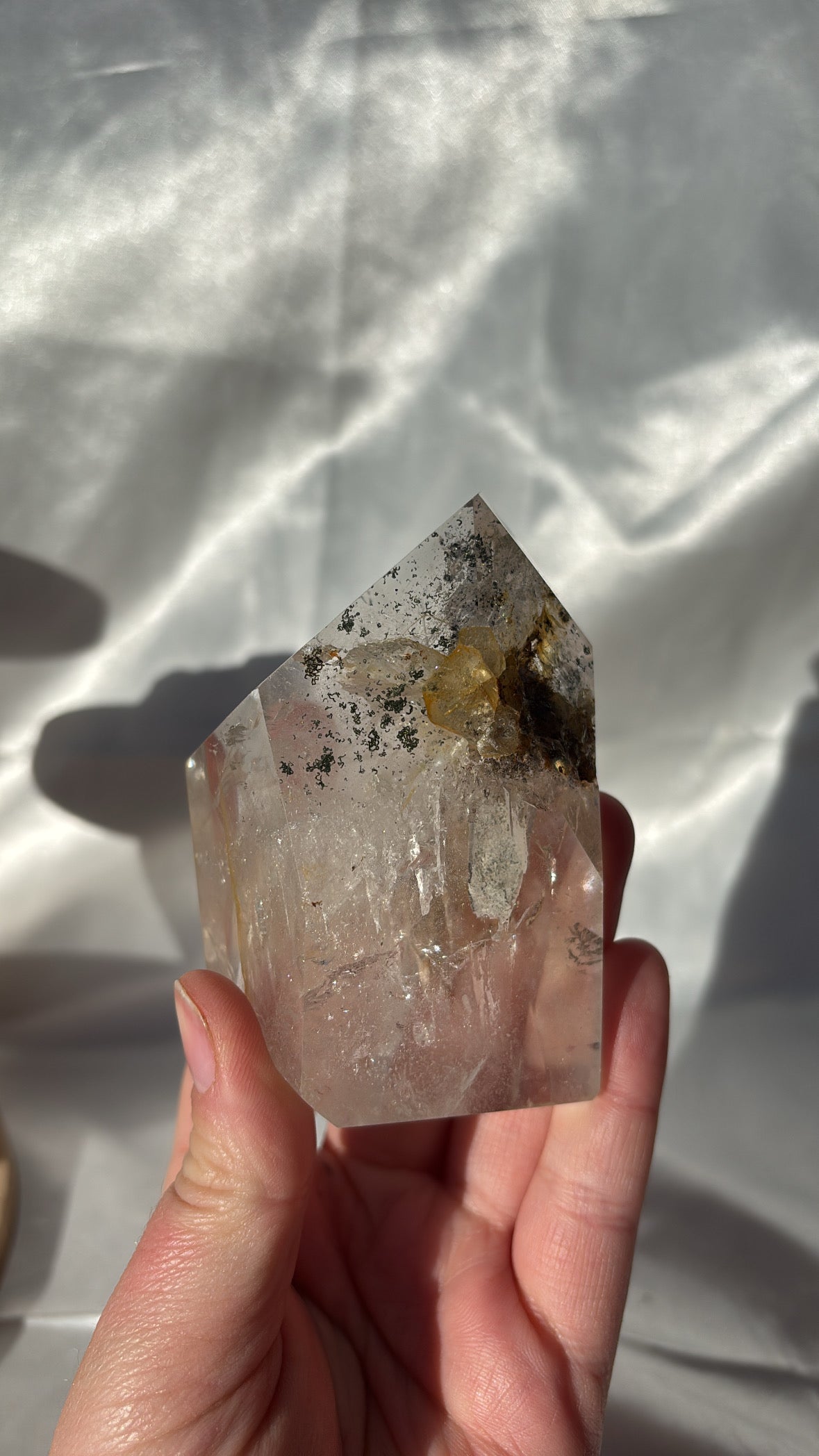 Included Quartz Piece Comes With Stand