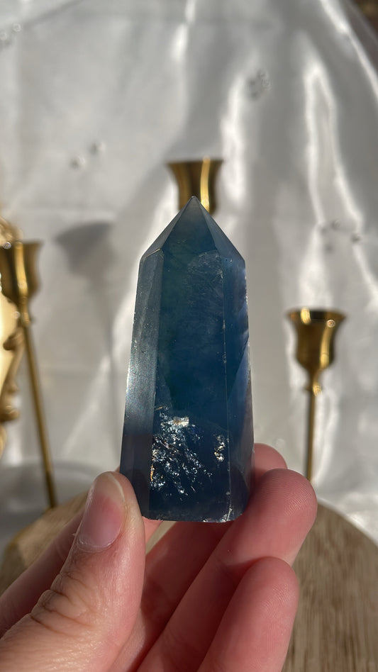 Blue Fluorite Point