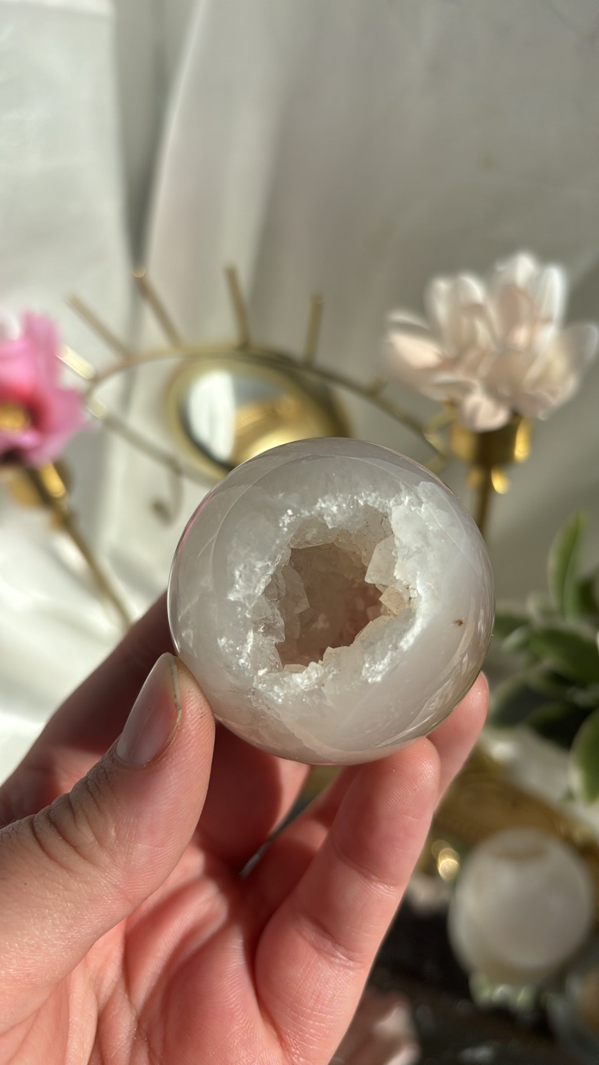 Druzy Agate Sphere