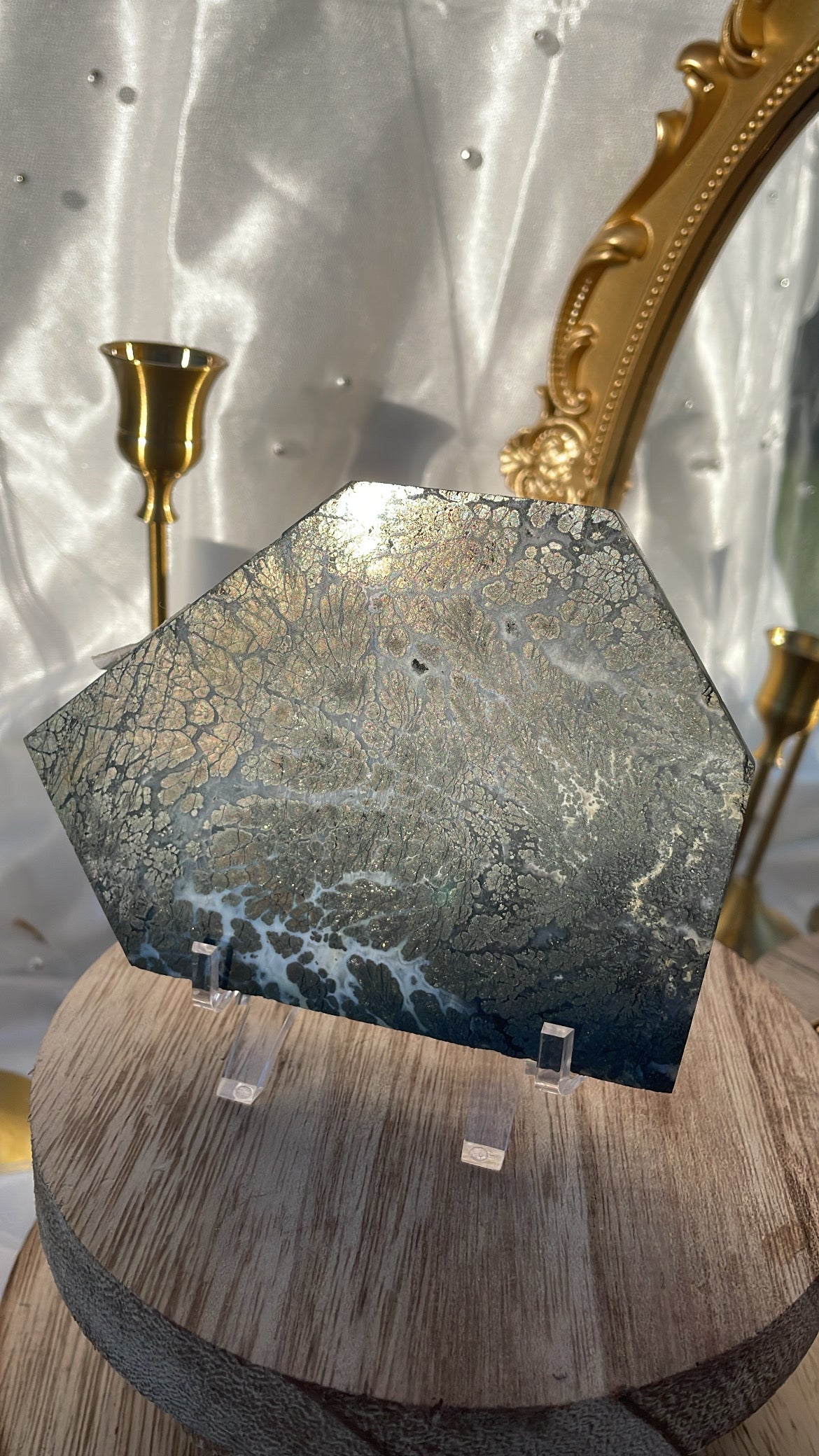 Pyrite Quartz Slab