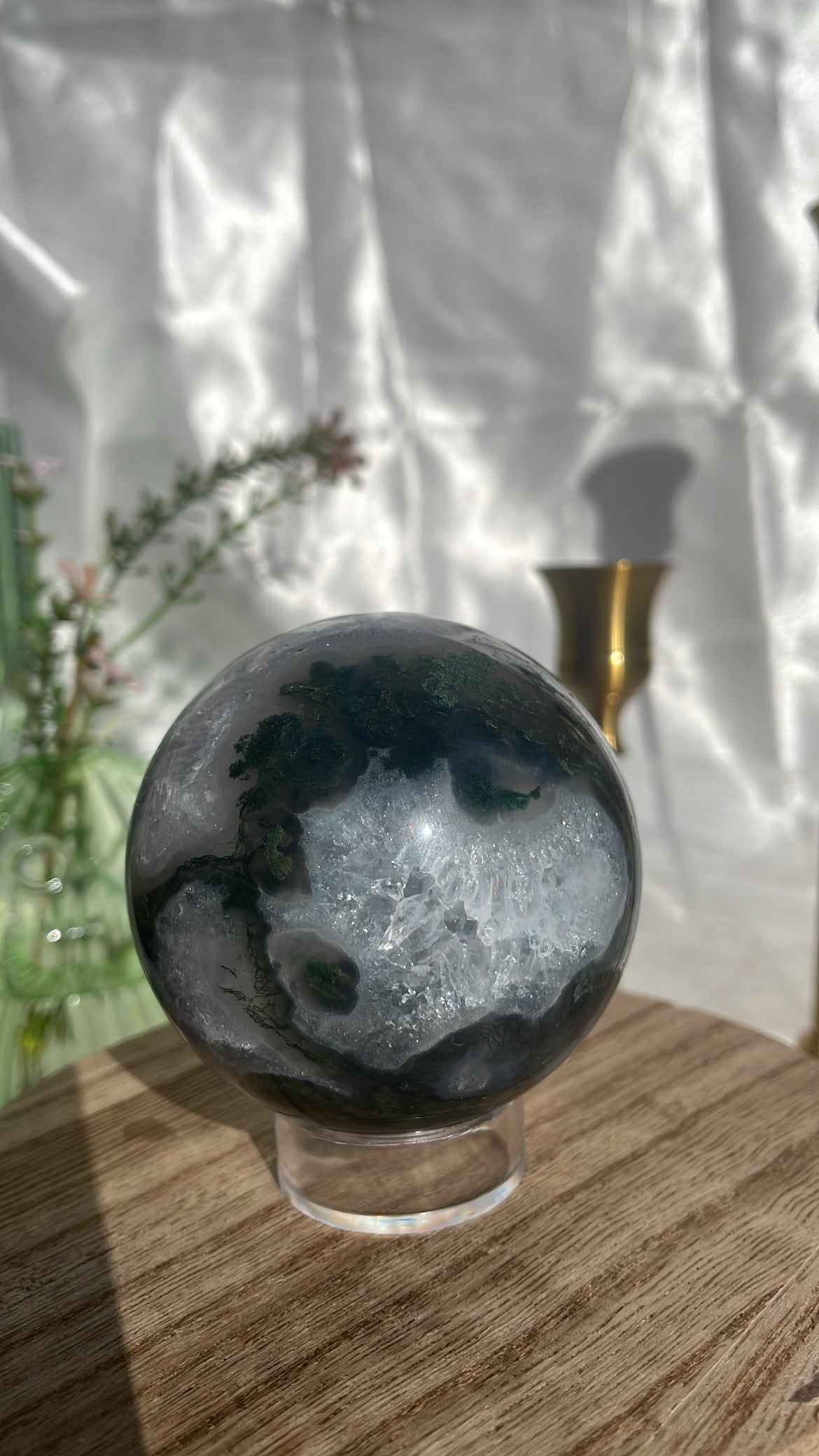 Moss Agate Sphere