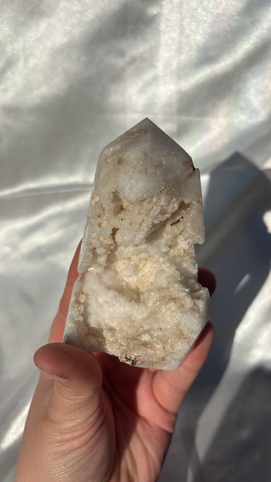 Druzy Quartz Tower