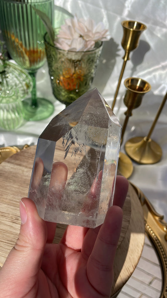 Clear Quartz Tower