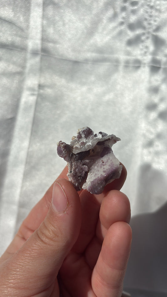 Fluorite On Quartz Specimen