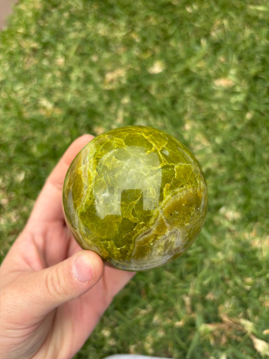 Green Opal Sphere