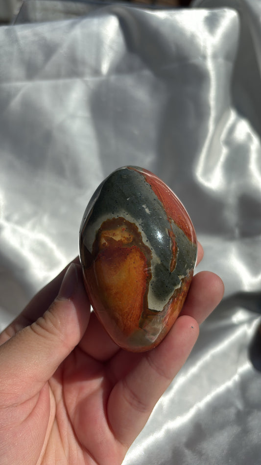 Polychrome Jasper Half Polished Raw