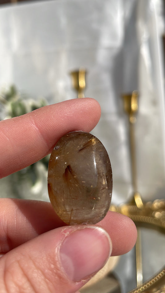 Gold Rutile Piece