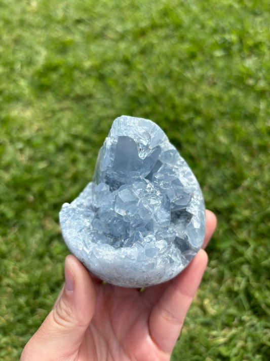 Blue Celestite Cluster