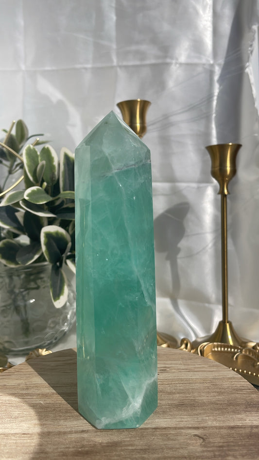 Green Fluorite Tower