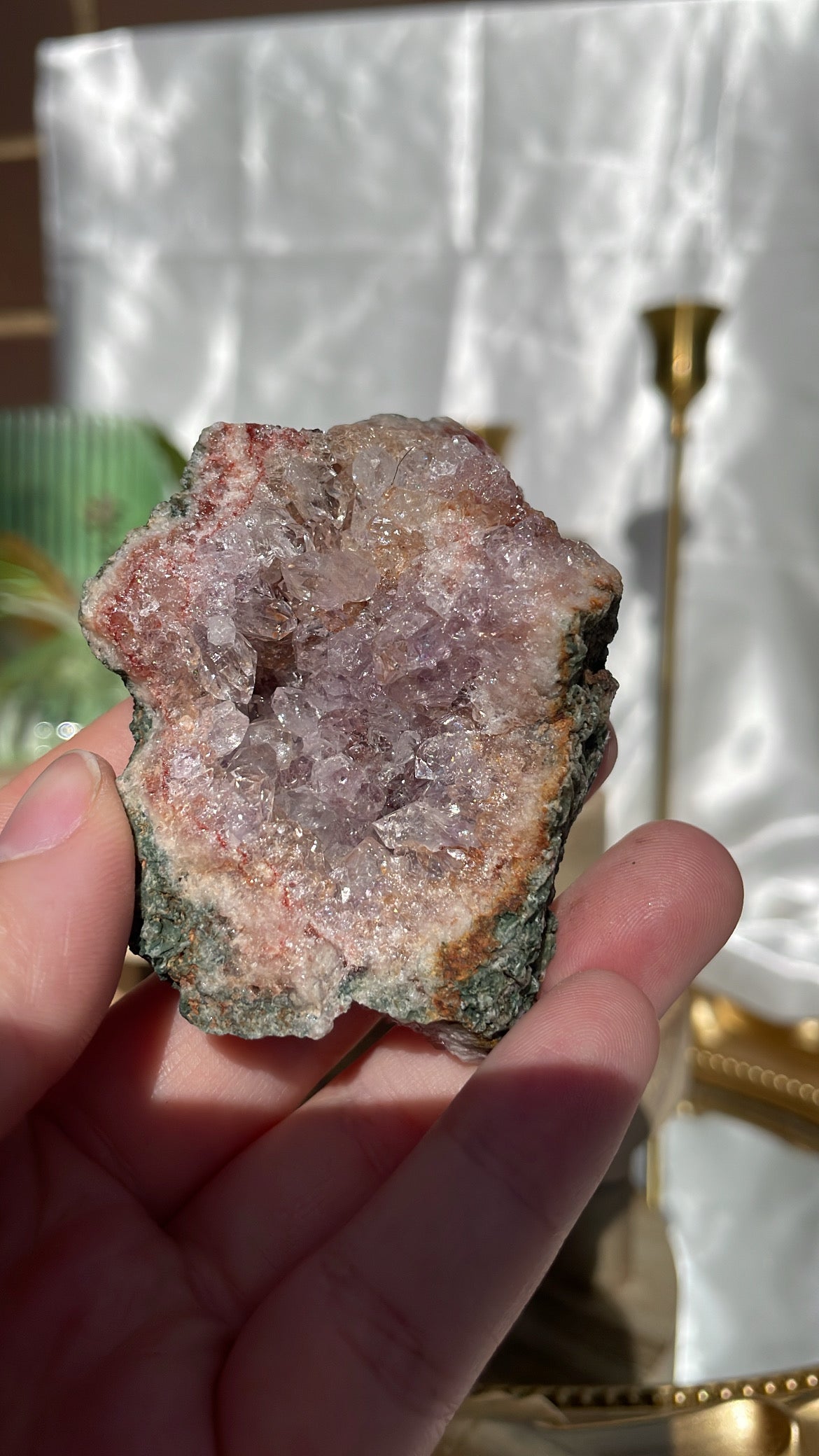 Pink Amethyst Cluster