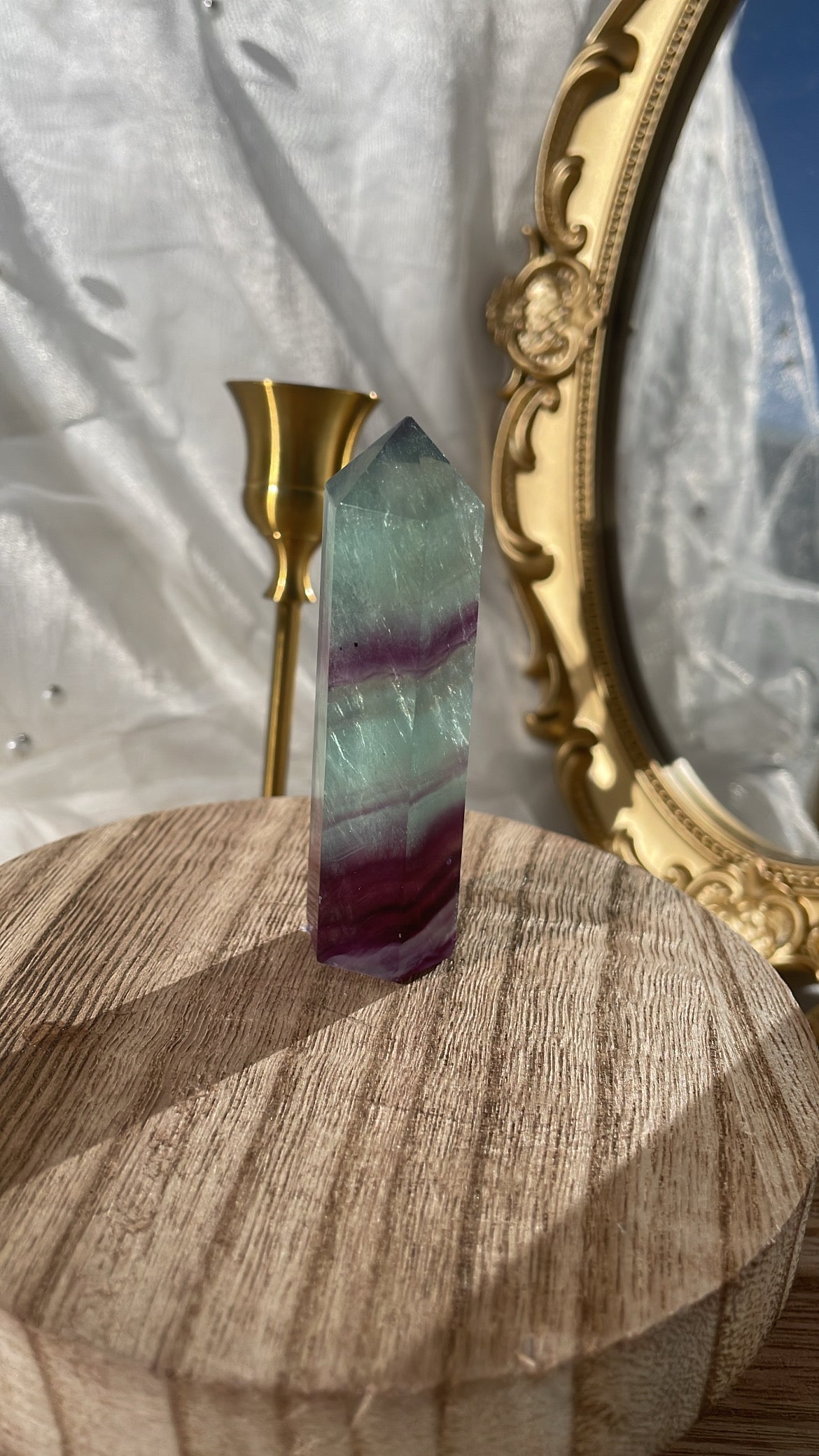 Fluorite Point (Discounted has slight chip)