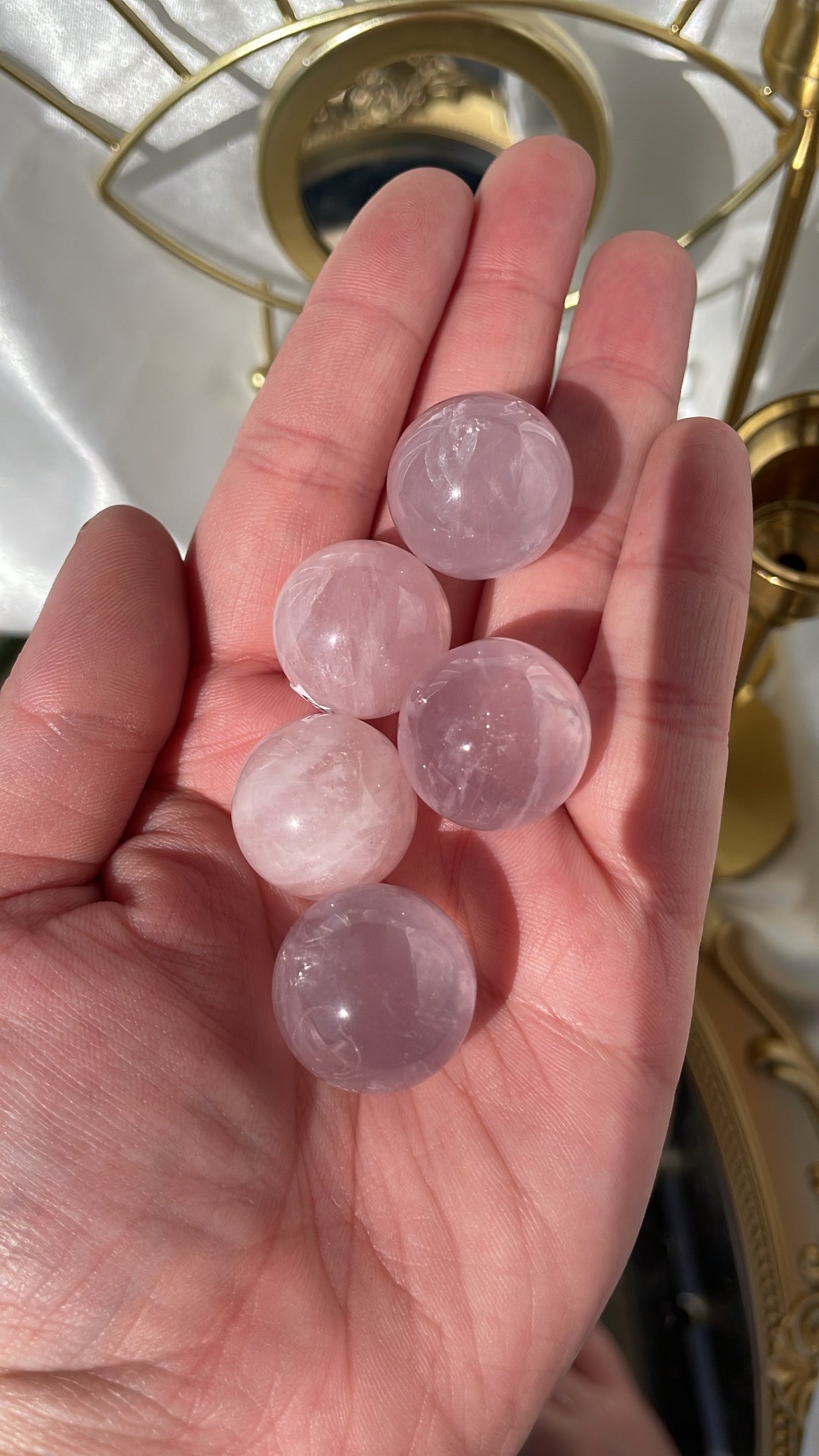 Rose Quartz Mini Spheres