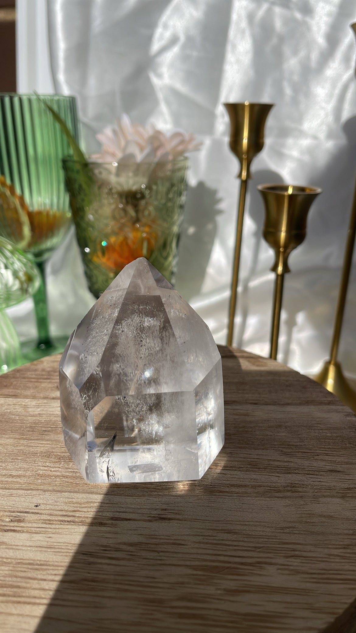 Clear Quartz Tower