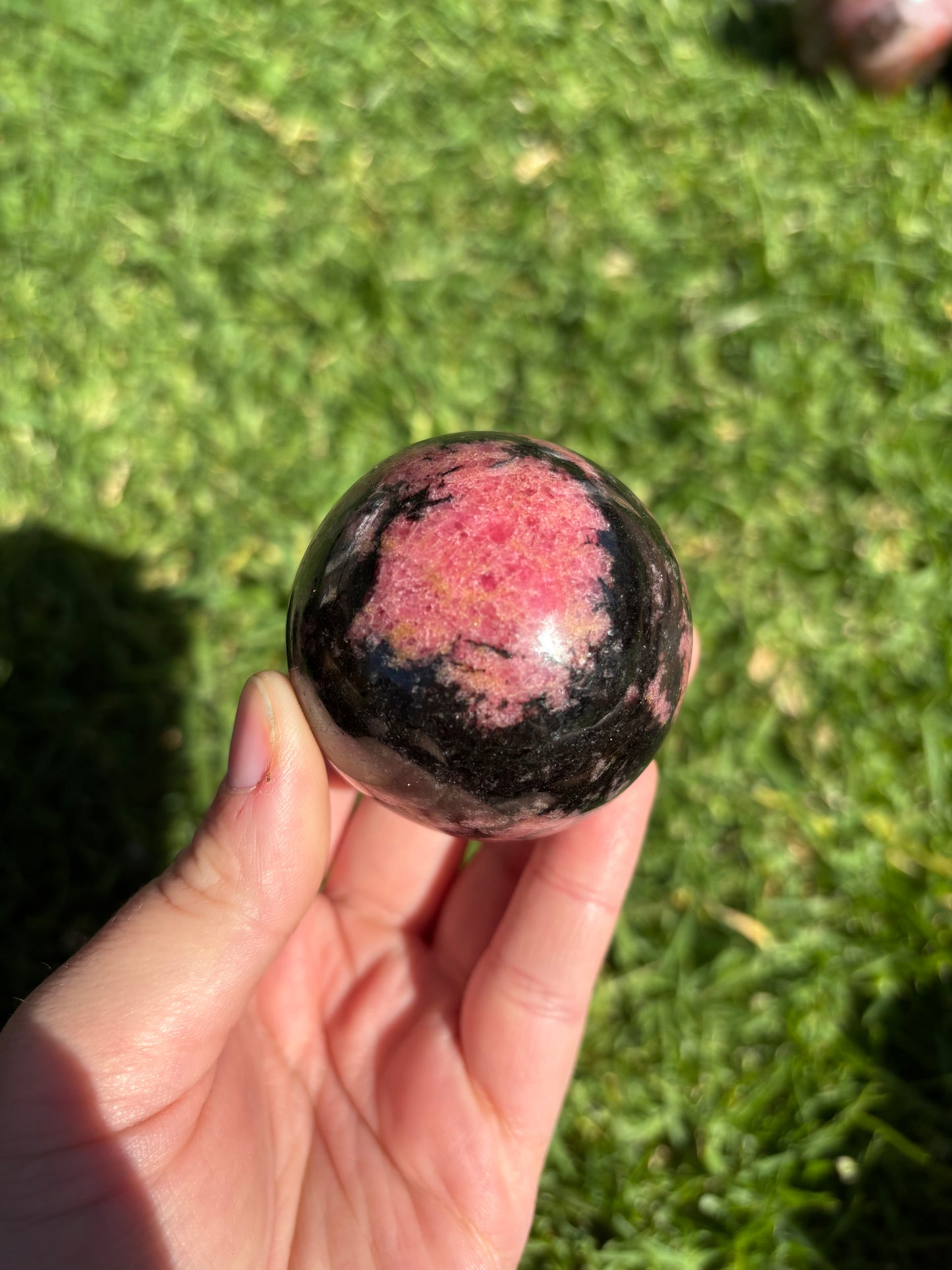 Rhodonite Sphere