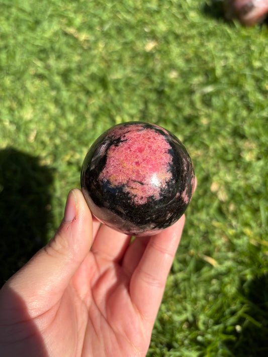 Rhodonite Sphere