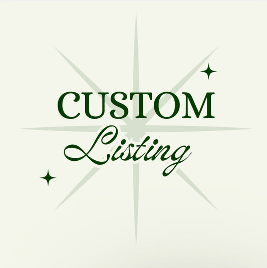 CUSTOM LISTING AMANDA