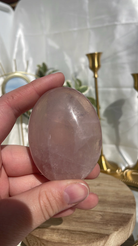 Rose Quartz Palmstone