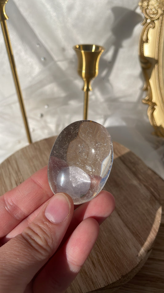 Clear Quartz Palmstone