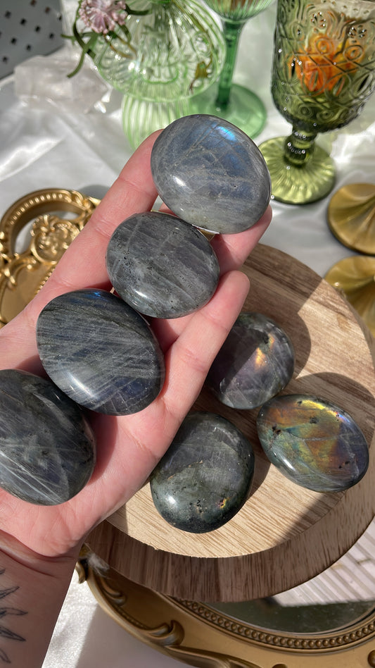 Labradorite Palmstones